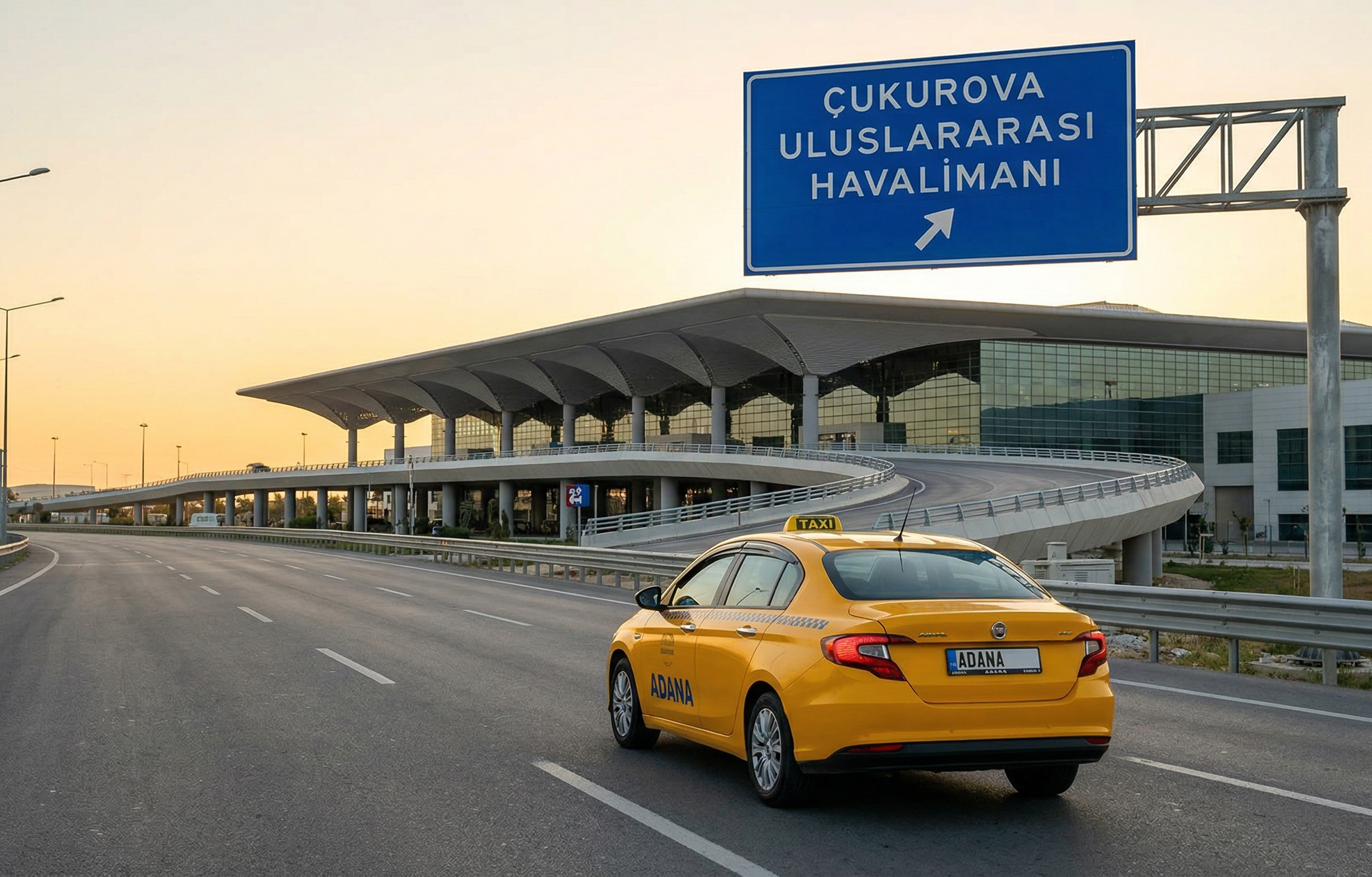 Adana'dan Çukurova Havalimanına Taksi